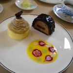 サロン・ド・テ ロザージュ - 和栗のモンブランとカイゼル