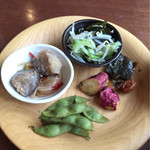 Organic Restaurant sizen - 米茄子の南蛮漬け他