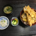 割烹 嶋村 - 穴子きす天丼
