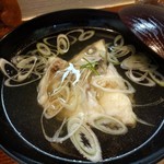 旬魚菜 しら川 - お吸い物（カワハギの頭）