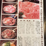 Taiya Ryokan - 松阪のホテルにあった冊子。すき焼きの作り方が書いてありました。