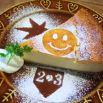 ２-３Cafe - ベイクトチーズケーキ