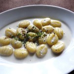 Potato gnocchi with gorgonzola cream sauce