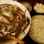 ○すけ - 牛スジカレーの特製カレーうどん(2016.10)