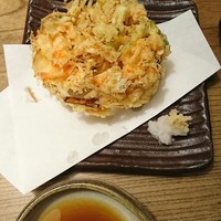 九つ井 玉川店 - 海老かきあげ