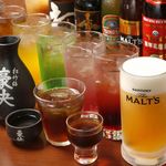 shourompousemmontemmangenshuka - 生ビールはもちろん！カクテルやサワーなど飲み放題の種類も豊富！！