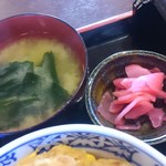 Sobadokoro Suzuki - 味噌汁付き