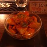 LOCAL BAR 新栄EIGHT - モツのトマト煮　冷製でも、モツはやわらか◎そして、トマトがとっても合う～◎　2016/10/18