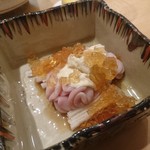 和海味処 いっぷく - 新鮮なタラキクです　生湯葉、とろろ、煮こごりトッピング