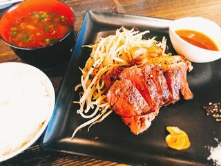 Teppambaru akichi - 北海道産イチボステーキランチ