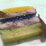 Le Salon de Legumes - 【１皿目】３種の芋とサンマのテリーヌ