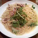 洋麺屋ピエトロ - イカと水菜の和風パスタ