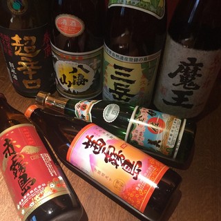 種類豊富なお酒のレパートリー