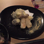 熊本御膳 あざみ - ナスの天ぷら