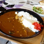 コンセーユ - 2016年8月　サザエカレー（サラダ付き）【1000＋150円】