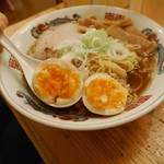 Chuukasoba Araya - 味玉の中身はこんな感じ