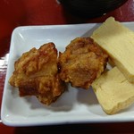 多賀サービスエリア（上り）スナックコーナー - 豚汁定食（唐揚げ＋玉子焼き）