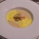 ラ メゾン ドゥ グラシアニ - ホタテ貝と毛蟹の温かいモワルー