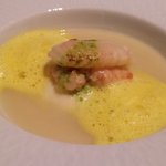 ラ メゾン ドゥ グラシアニ - ホタテ貝と毛蟹の温かいモワルー