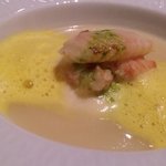 ラ メゾン ドゥ グラシアニ - ホタテ貝と毛蟹の温かいモワルー