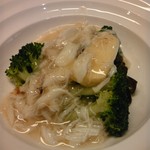 古月 - 活け渡り蟹とお野菜の葛引