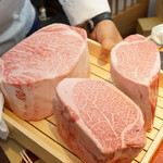 肉屋 雪月花 NAGOYA - 2016.10飛騨牛、近江牛のシャトーブリアン　No.12