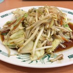 日高屋 - 野菜炒め単410円