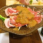 志乃家 - 2016.05豚肉の清水森ナンバ入り味噌焼き
