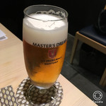 銀座 やまの辺 江戸中華 - 生ビール