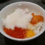 ぎをん 遠藤 - 16年10月　禁断の痛風丼　トロロon