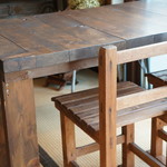 ポチ屋cafe - みんな違うテーブルと椅子たち（２０１６．１０．２０）