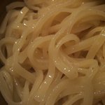 ベジポタつけ麺　麺のアップ