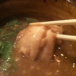 つけ麺 えん寺 - ベジポタつけ麺　チャーシューのアップ