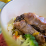 Bien - 【肉（ヴィアンド）】、仔羊肉（こひつぢ）白葡萄酒煮（しろワインに）橙風味（だいだいのかをり）、仔羊肉（こひつぢにく）