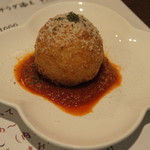 ワインバー バッカス - 人気のライスコロッケ（２個５００円）２０１６年１０月