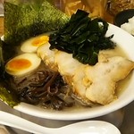 Morimoto Ramen Dou - 2016.10 下旬 とんこつソルトのかつおらぁめんＳＰ(裏メニュー)1000円が ラーパス使用で500円