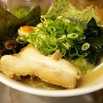 Morimoto Ramen Dou - 2016.10 下旬 とんこつソルトのかつおらぁめんＳＰ(裏メニュー)1000円が ラーパス使用で500円