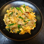 Stir-fried pork kimchi with egg