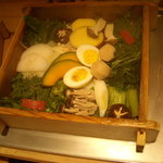 華蓮  - 蒸しあがった野菜