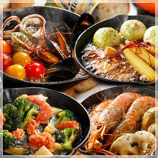 組み合わせ自由自在！貴方だけのオリジナルアヒージョ！