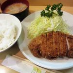 とんかつ燕楽 - ロース定食