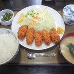 かつぎや - カキフライ定食(2014.12)