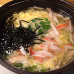 鍋家 - カニ雑炊 ¥1,200