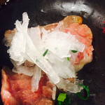 牛焼しゃぶは玉ネギポン酢で