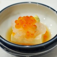 うぶか - 甘海老と新いくら、練り豆腐と山葵の合わせ技が旨い