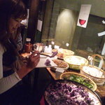 Shunjuu - 今日のサラバー。紫芋のグラタンがありました（2010.10）