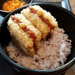 風遊斎 - 角煮かつのデカさっ！たら。。。(2016年10月)。