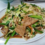 珍々軒 - レバにら炒め　850円