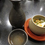 観光荘 - 日本酒 熱燗 500円　(2016.9)