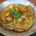 平家そば処　交流庵 - かき揚げ蕎麦８００円